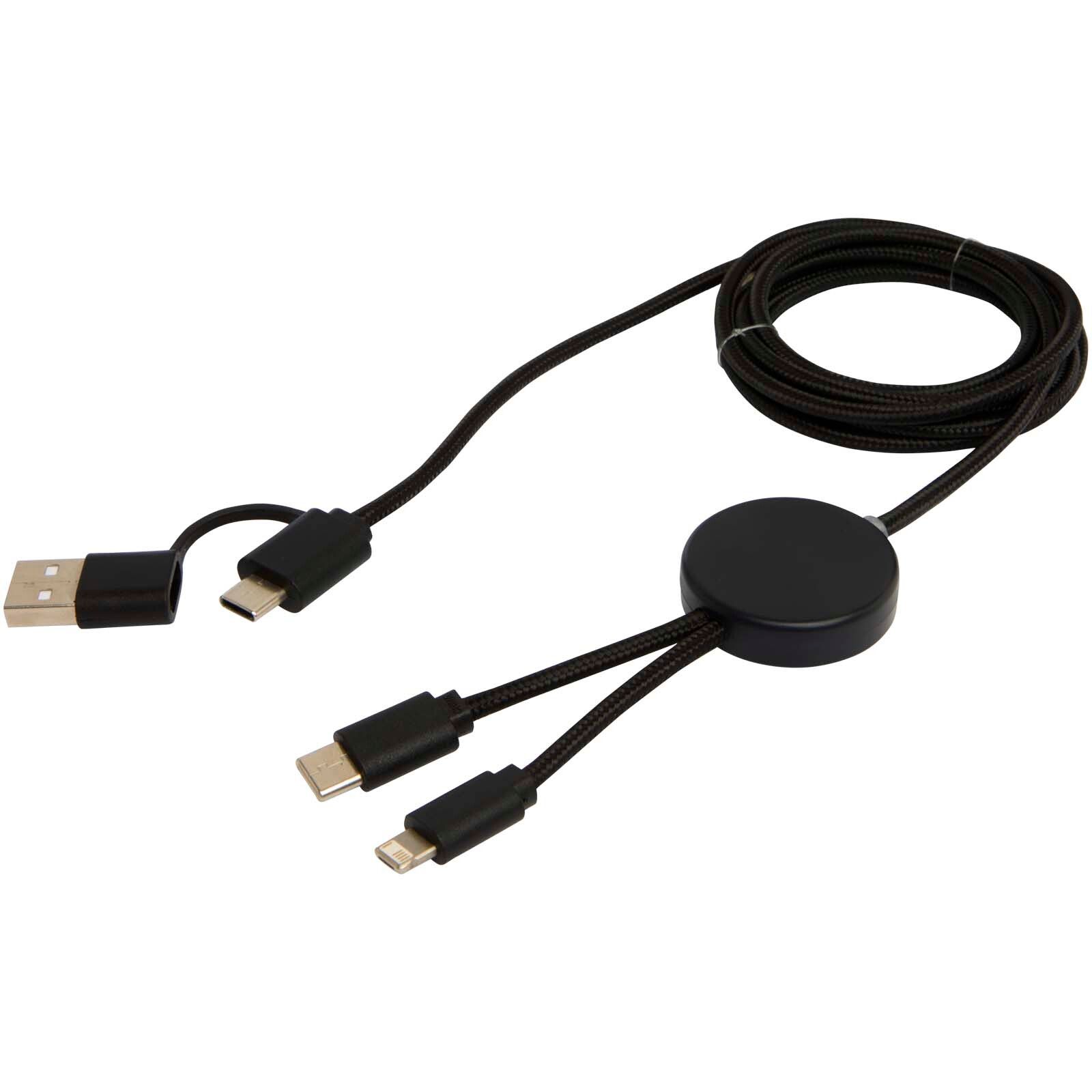 Citala 150 cm 5-in-1 Kabel aus recyceltem Kunststoff für Datenübertragung und 27W Schnellladung - schwarz-54