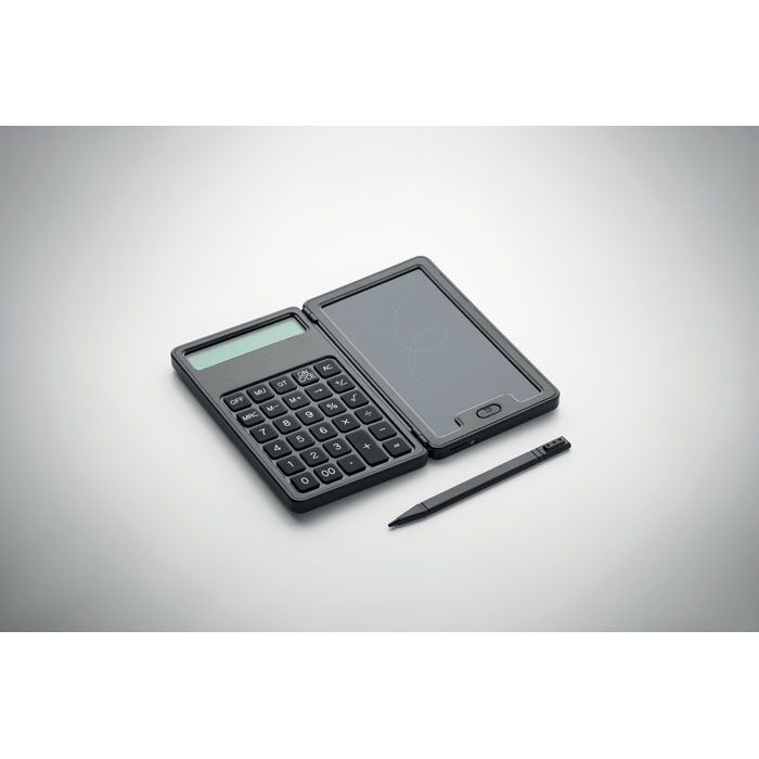 Taschenrechner mit LCD-Tafel CLERK - schwarz-349