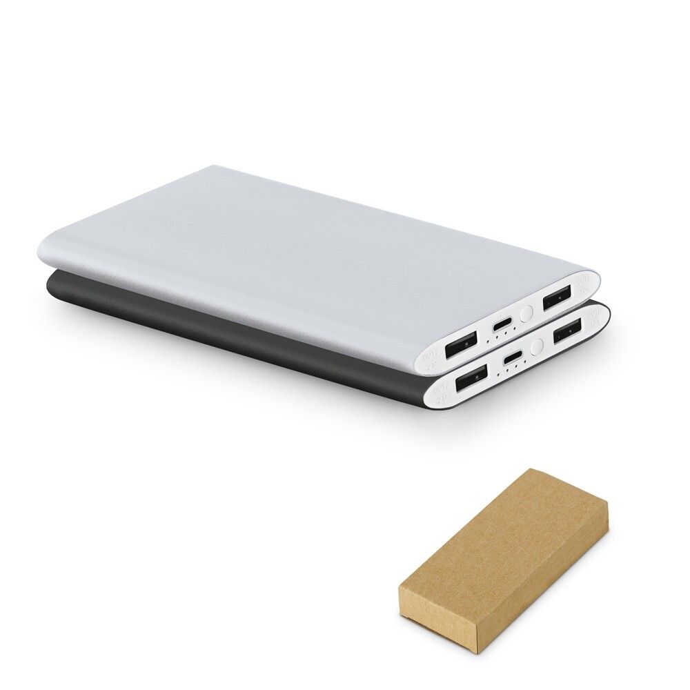 NOBEL Powerbank 7'200 mAh aus Recyceltes Aluminium (100 % rAL) - schwarz-508
