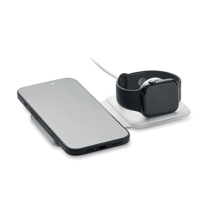 2in1 faltbare Ladestation 15W FLIP - weiß-210