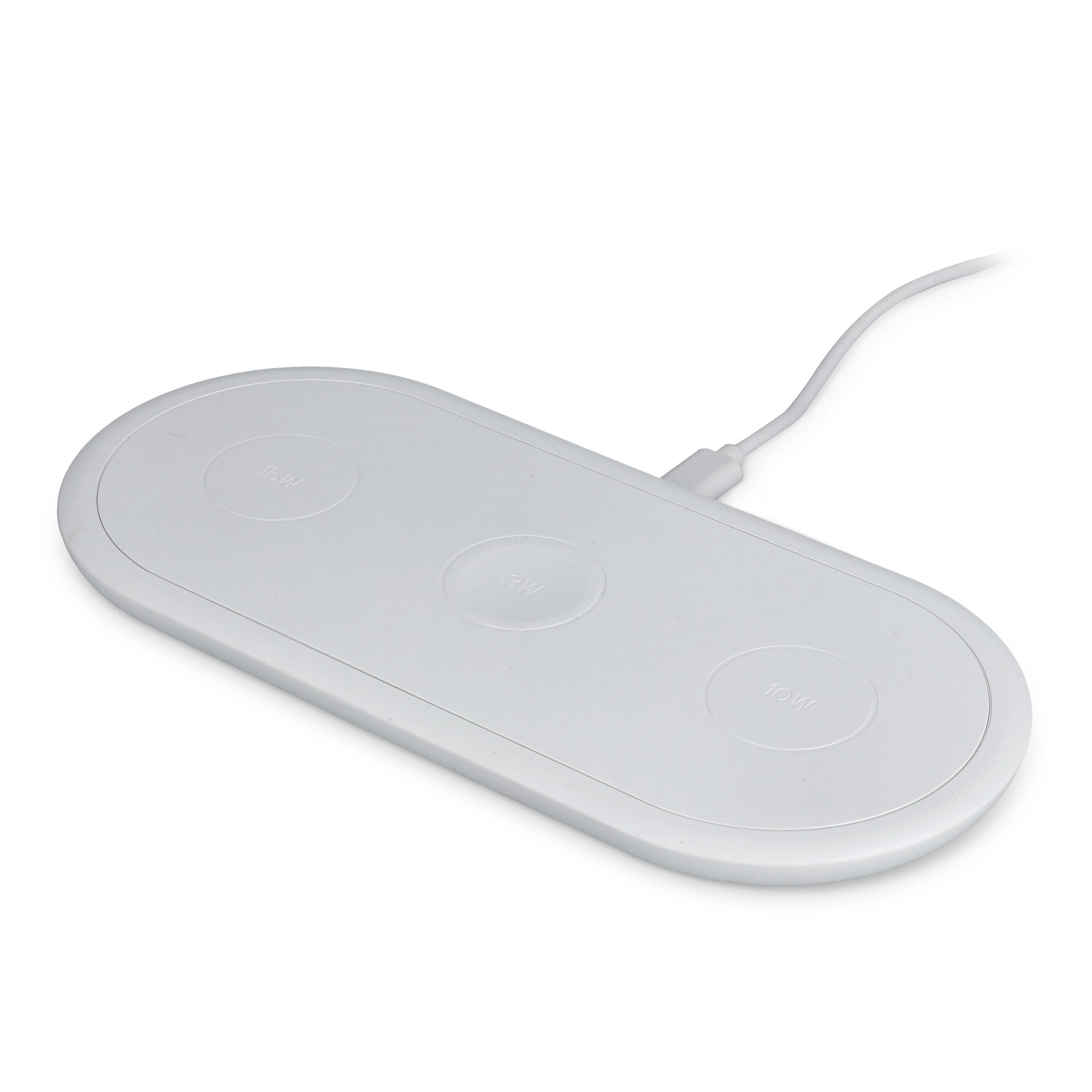 3-in-1 15 W Drahtloses Ladegerät für Handys, Apple Watch und AirPods. - weiss-203