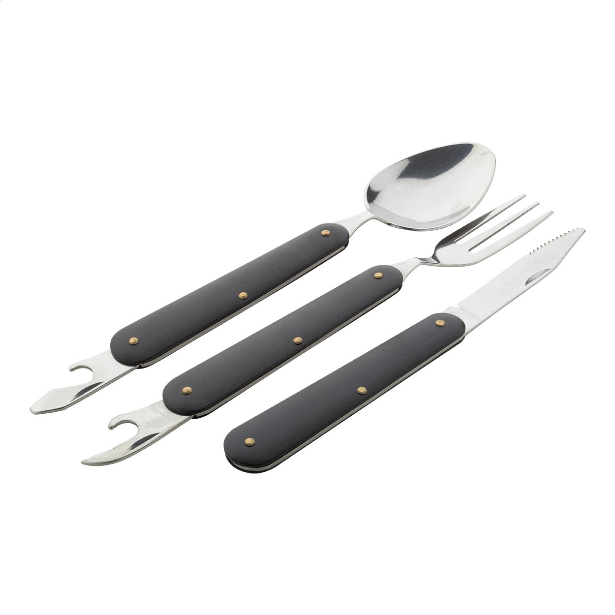 Camping-Besteckset Platoon - schwarz-604