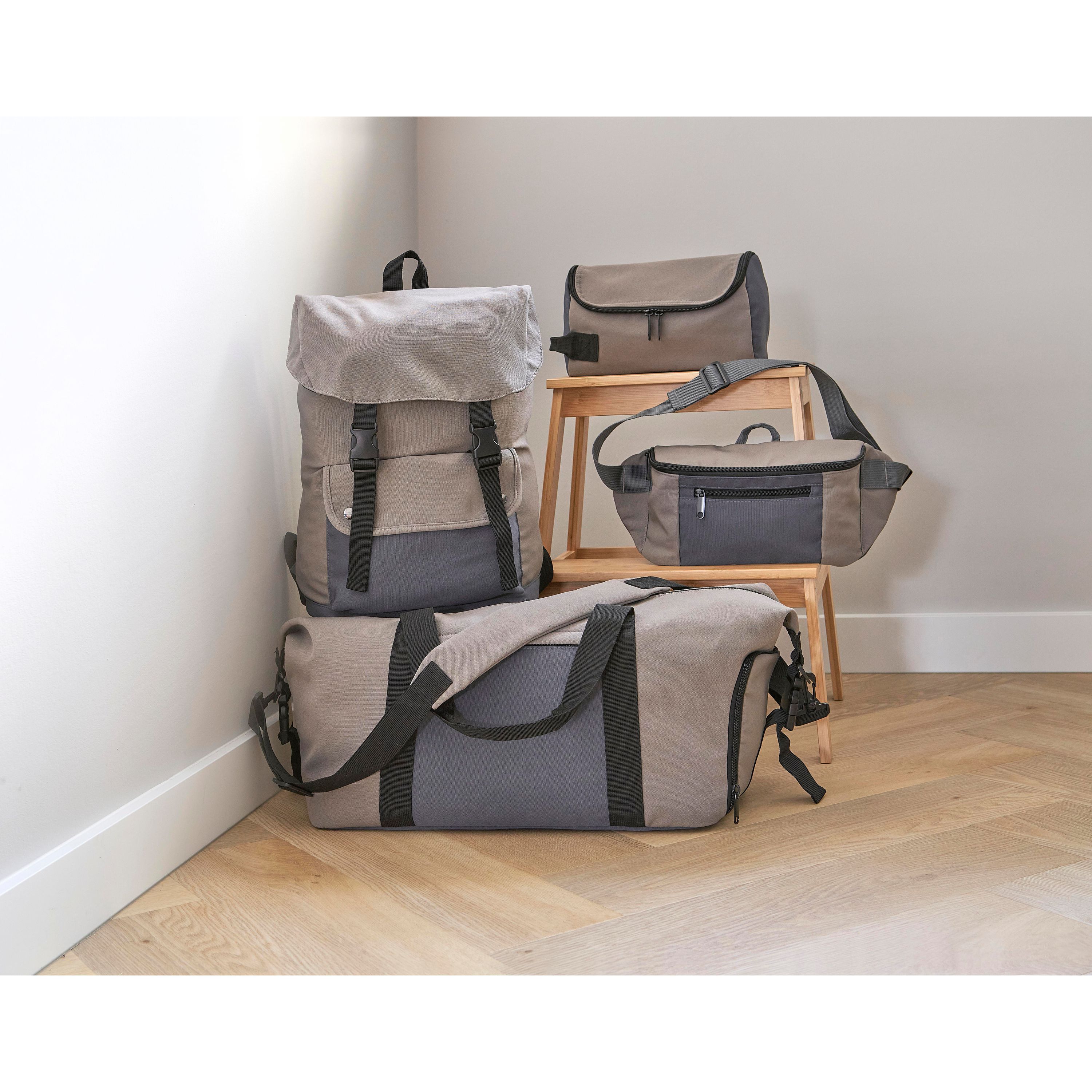 Polyester (600D) Bundtasche Fabienne  - taupe-274