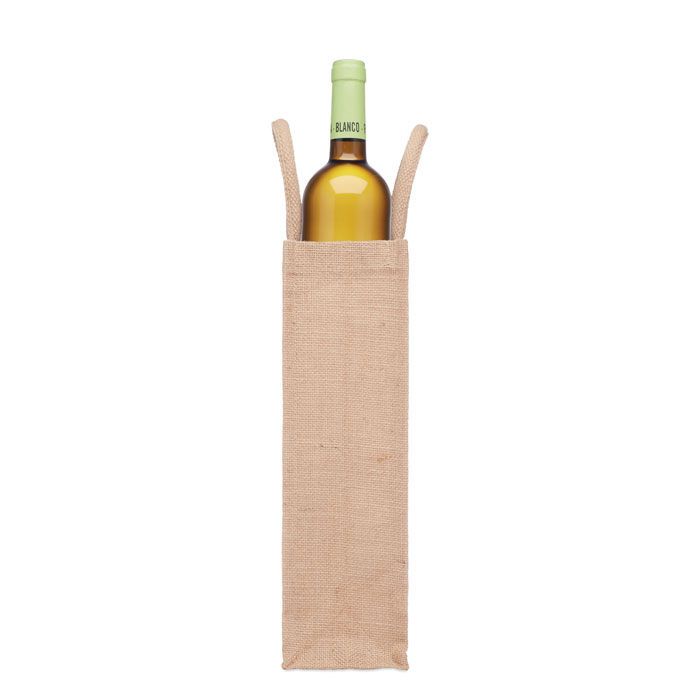 Flaschen-Geschenktasche Jute CAMPO DI VINO - beige-322