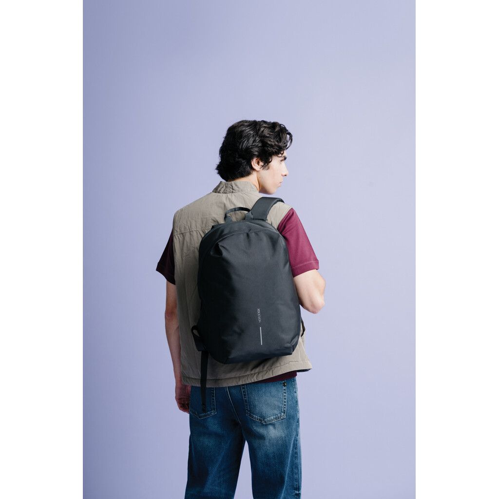 Bobby Soft, Anti-Diebstahl-Rucksack - schwarz-833