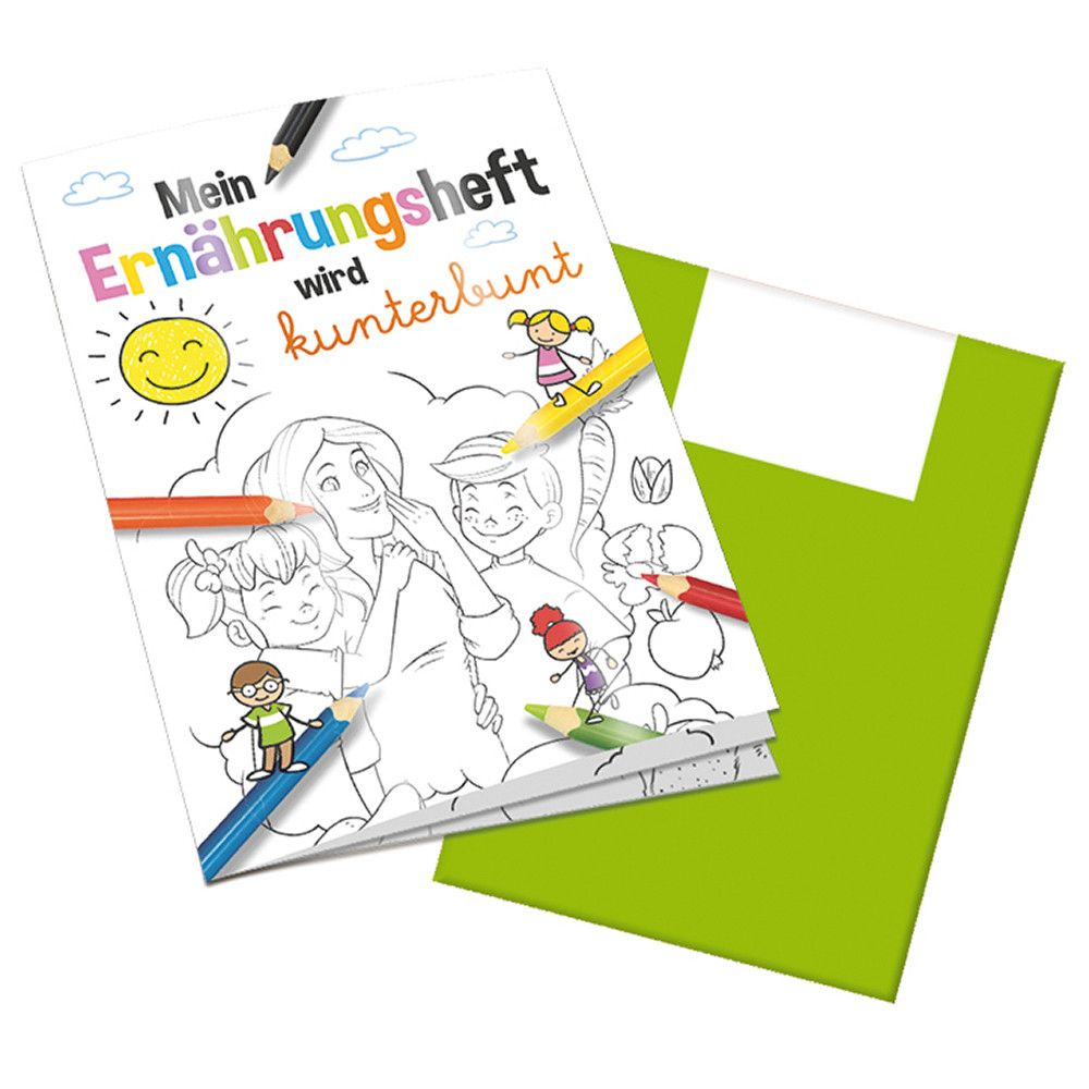 Malbuch / Mal-Set A6 - Ernährung - Malbuch neutral-8