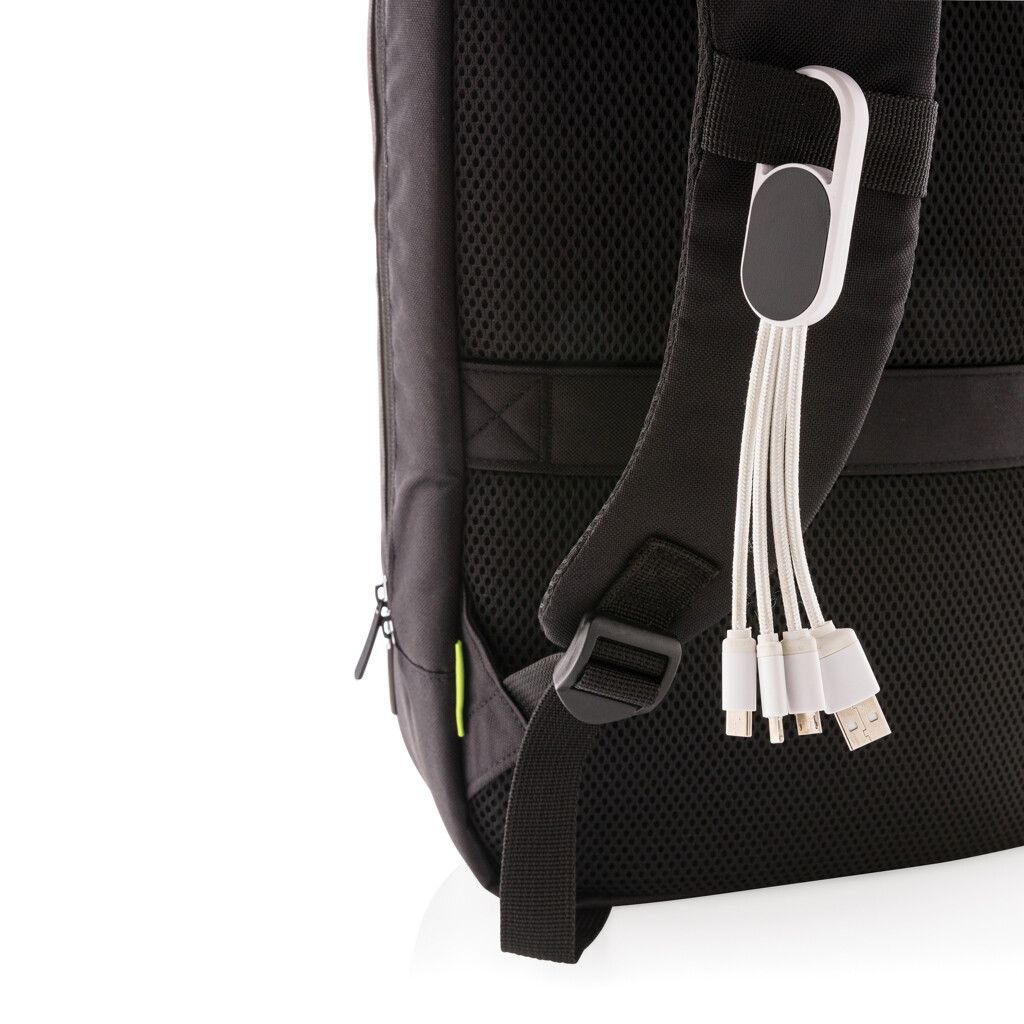 4-in-1 Kabel mit Karabiner-Clip - weiß-594