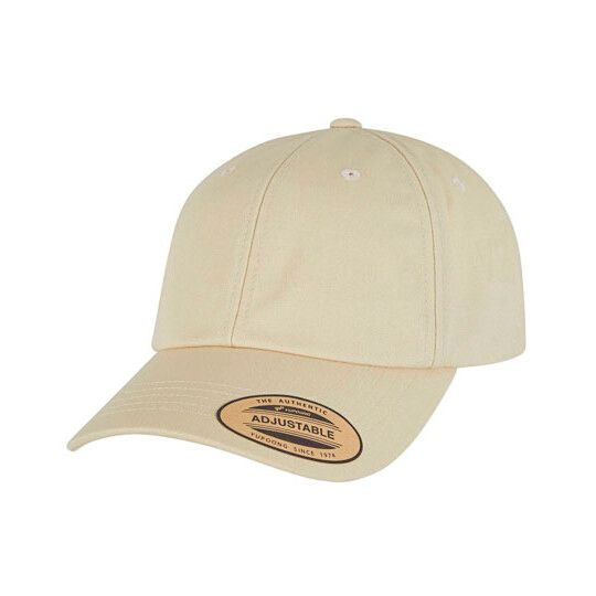 Low Profile Cap with Elastic Snip - beige-100