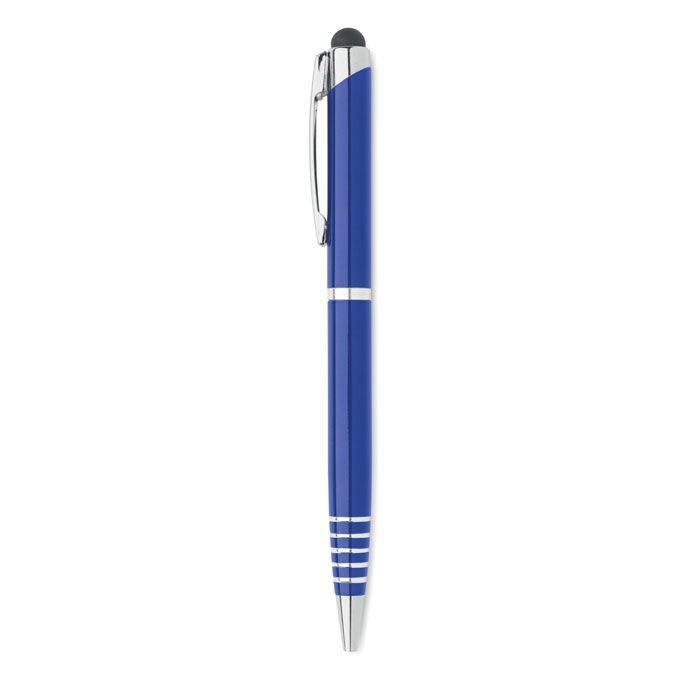 Drehkugelschreiber mit Stylus FLORINA - blau-579