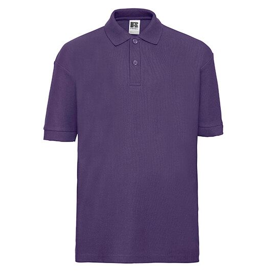 Kids Classic Polycotton Polo - purple - 90 (1/2)-846