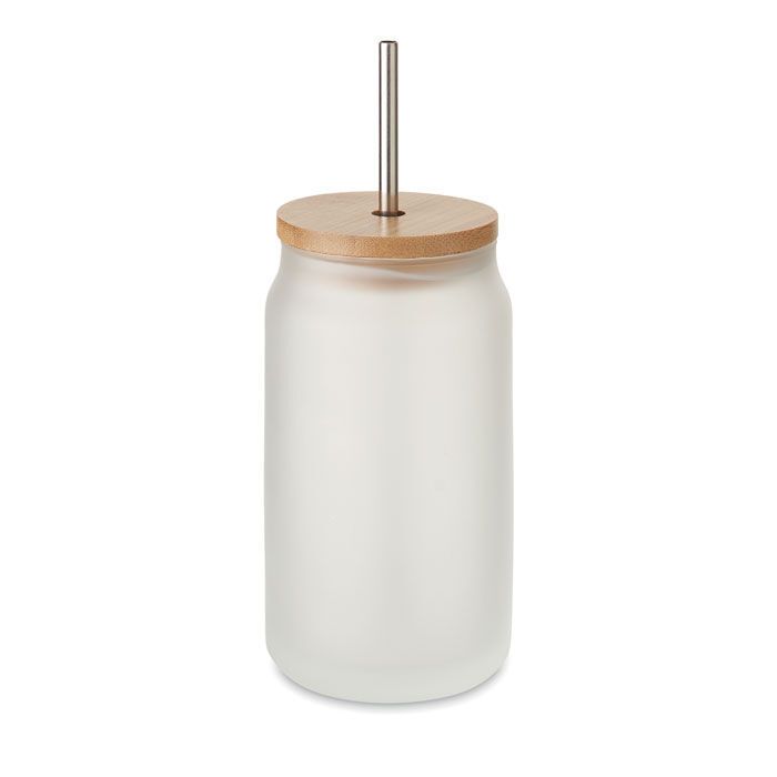 Trinkglas Subli 400ml JARBLIM - transparent weiß-628