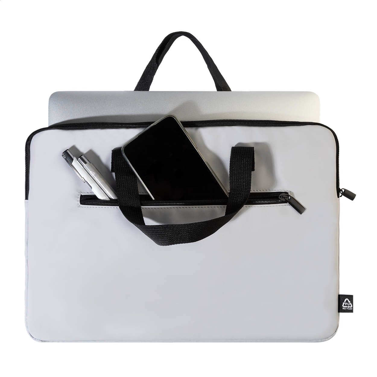 Pubbuk Laptoptasche aus RPU - grau-286