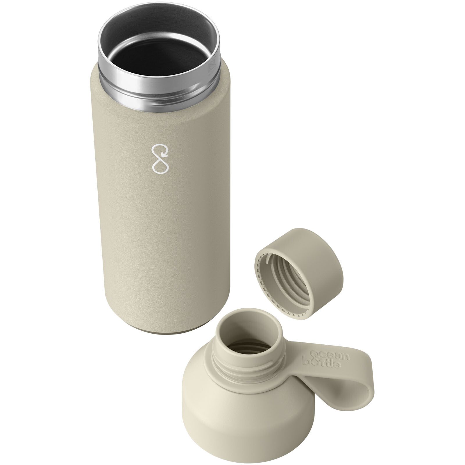 Ocean Bottle 500 ml vakuumisolierte Flasche - sandstone-161