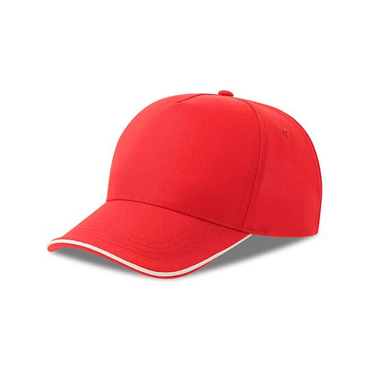 Recy Five Piping Cap - red - white-931