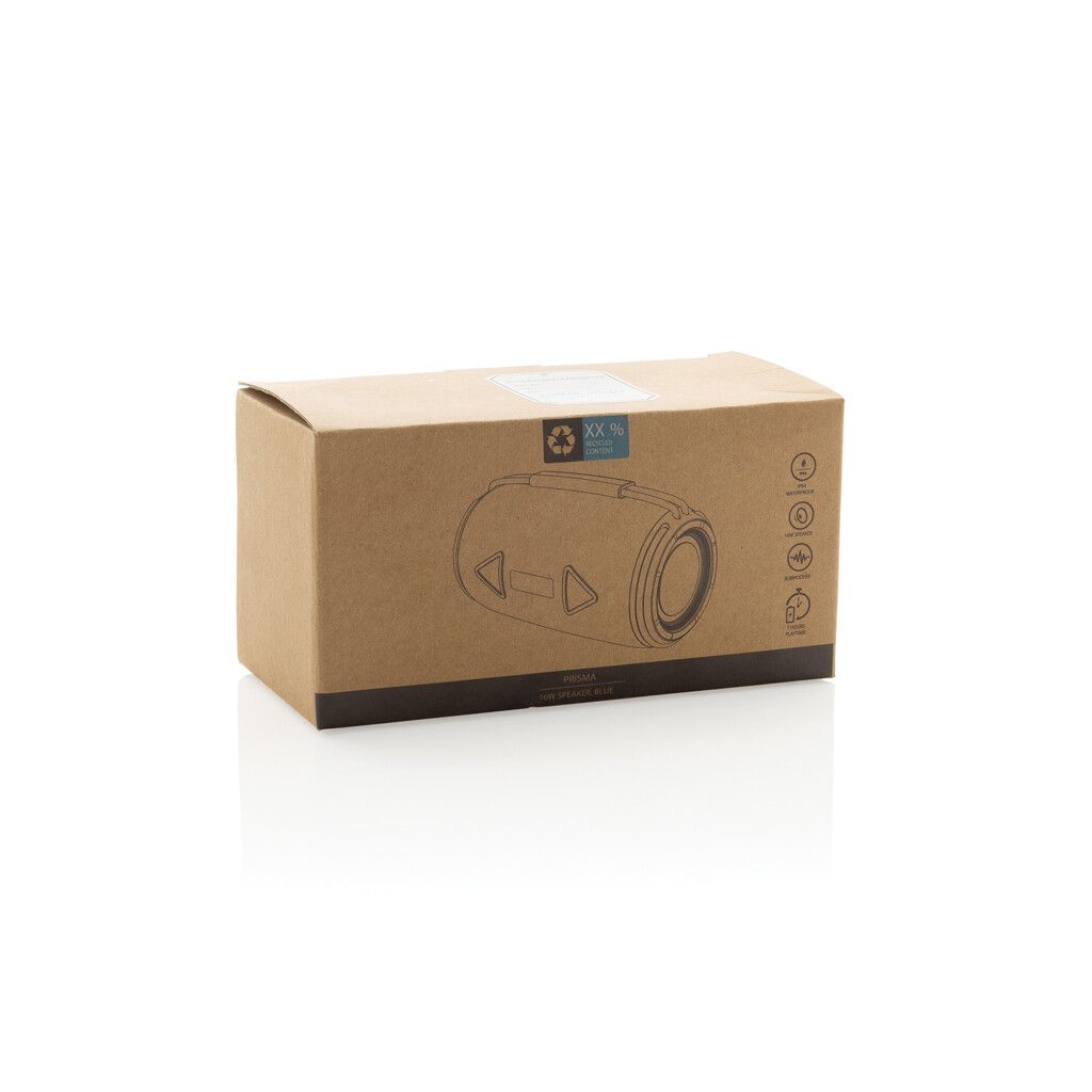 Prisma 16W IPX4 Speaker aus RCS rec. rPET - blau-329