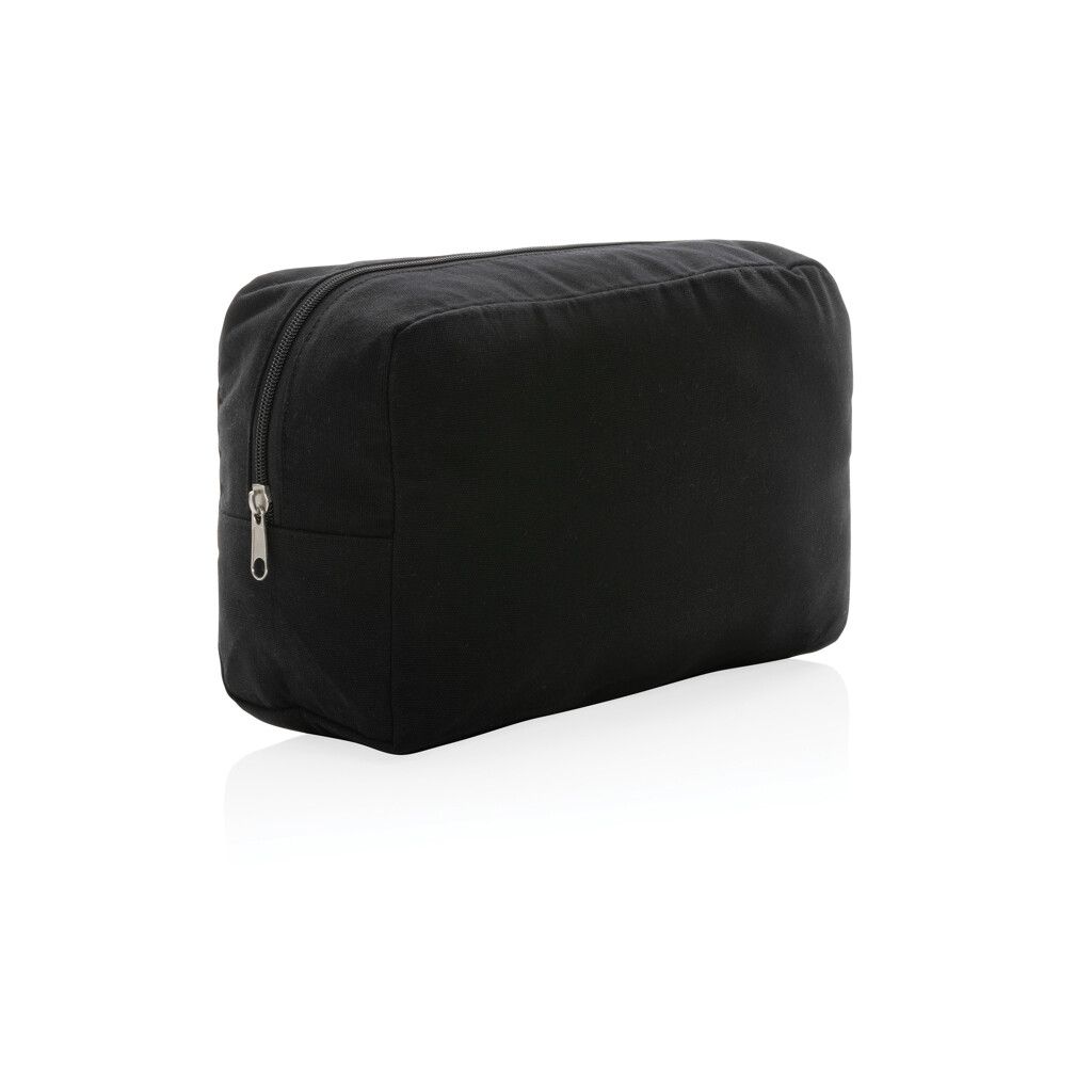 Impact Aware™ 285g/m² Kosmetiktasche aus ungefärbtem Canvas - schwarz-450
