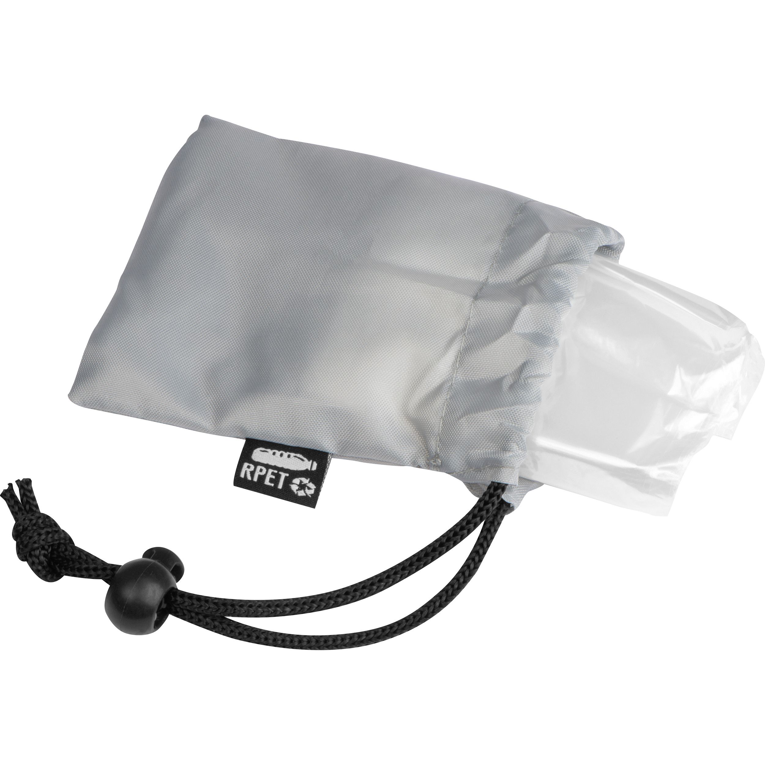 Regenponcho aus RPET - silbergrau-164