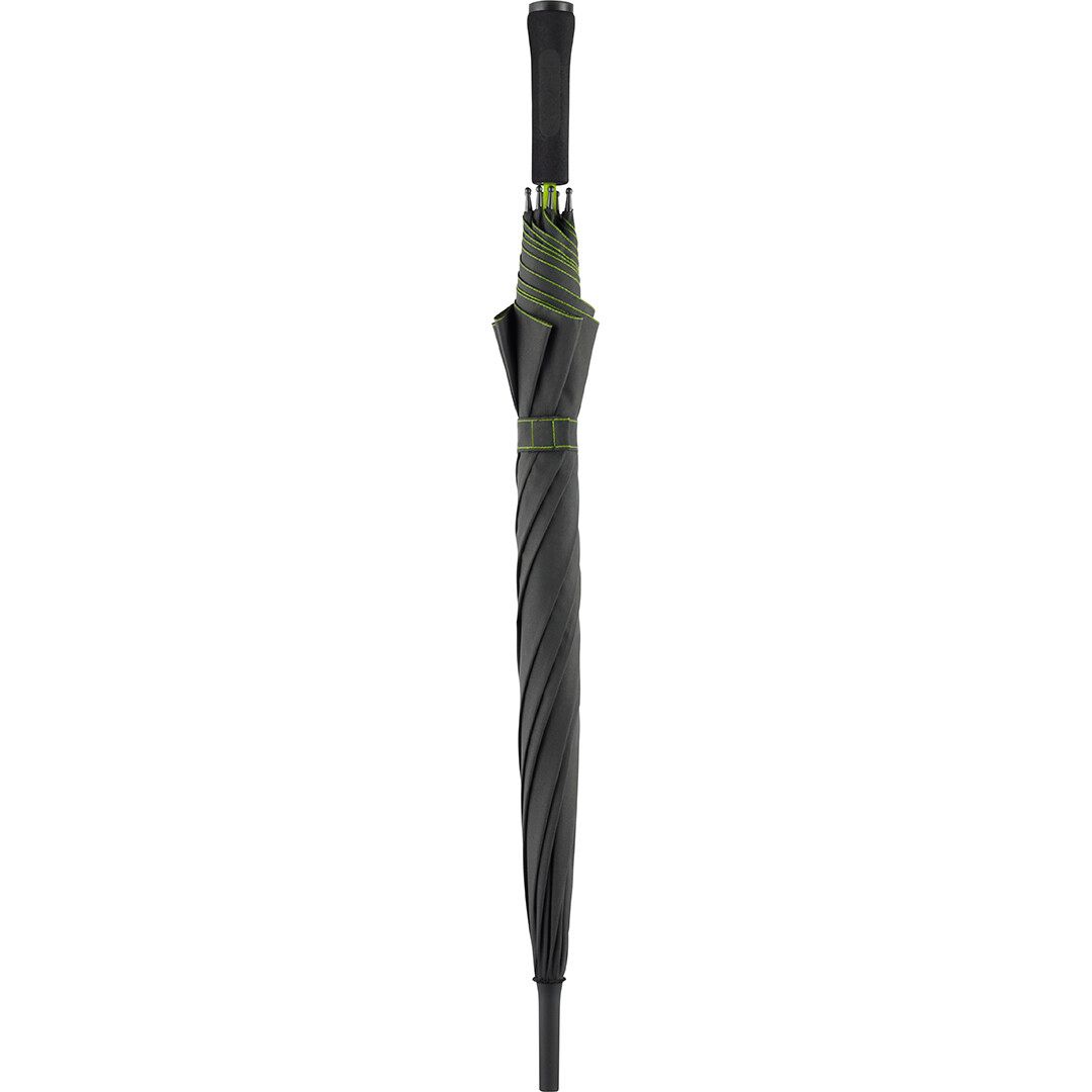 AC-Stockschirm Colorline Ø105 cm - schwarz - limette-459