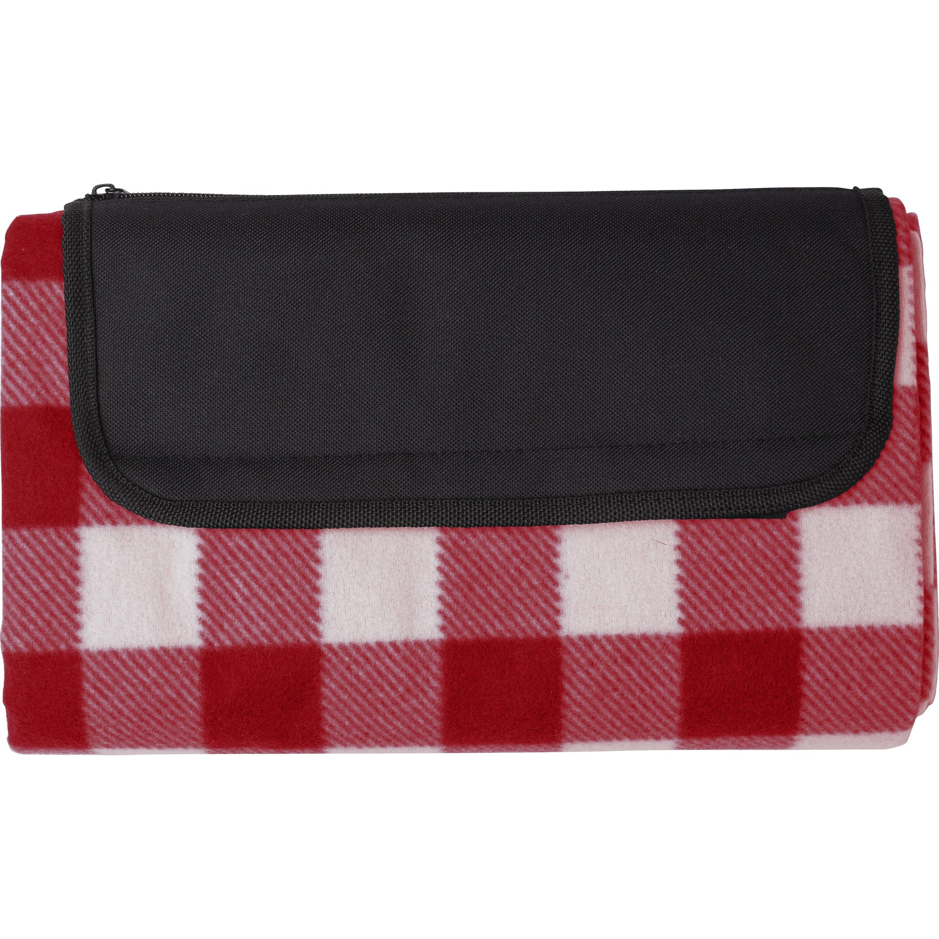 rPET faltbare Polarfleece-Decke Vesper - rot-834