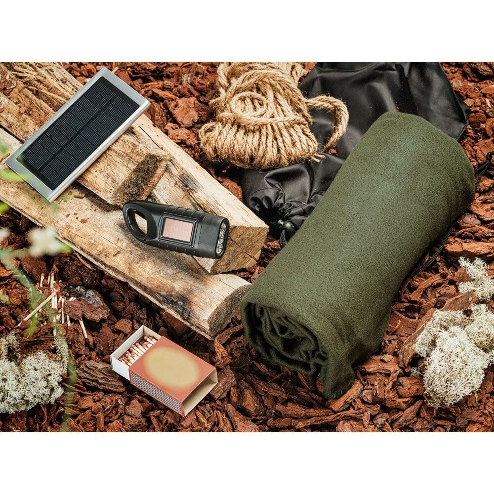 SOLARKY Kompakte 0.5 W ABS-Taschenlampe mit 3 weißen LEDs mit 90 Lumen - schwarz-675