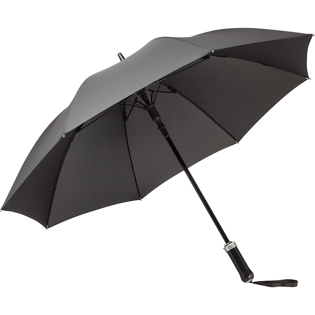 AC-Midsize-Stockschirm FARE® RingOpener® mit waterSAVE® Bezug Ø115 cm - schwarz-941