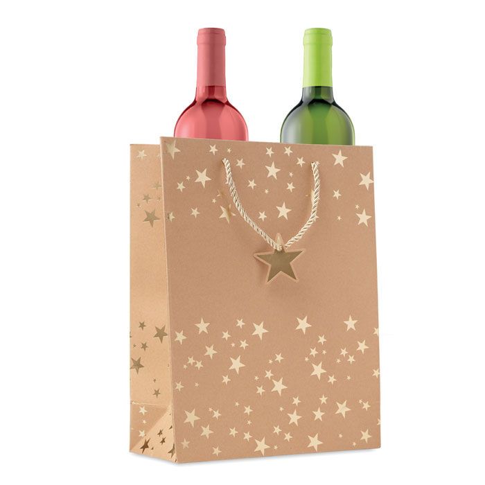 Geschenkpapiertüte SPARKLE - golden-555