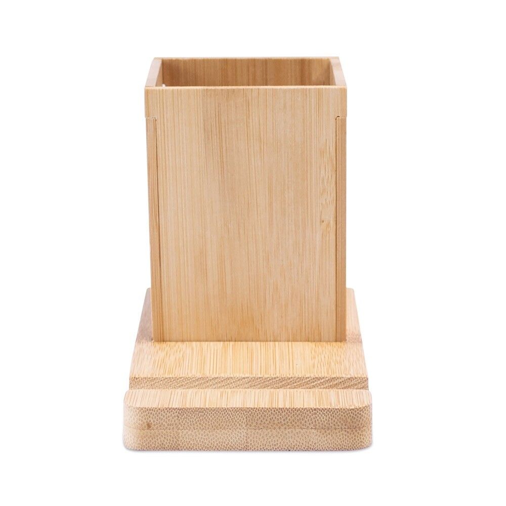 ERWIN Schreibtischset mit Handyhalter und Becher - natur-676