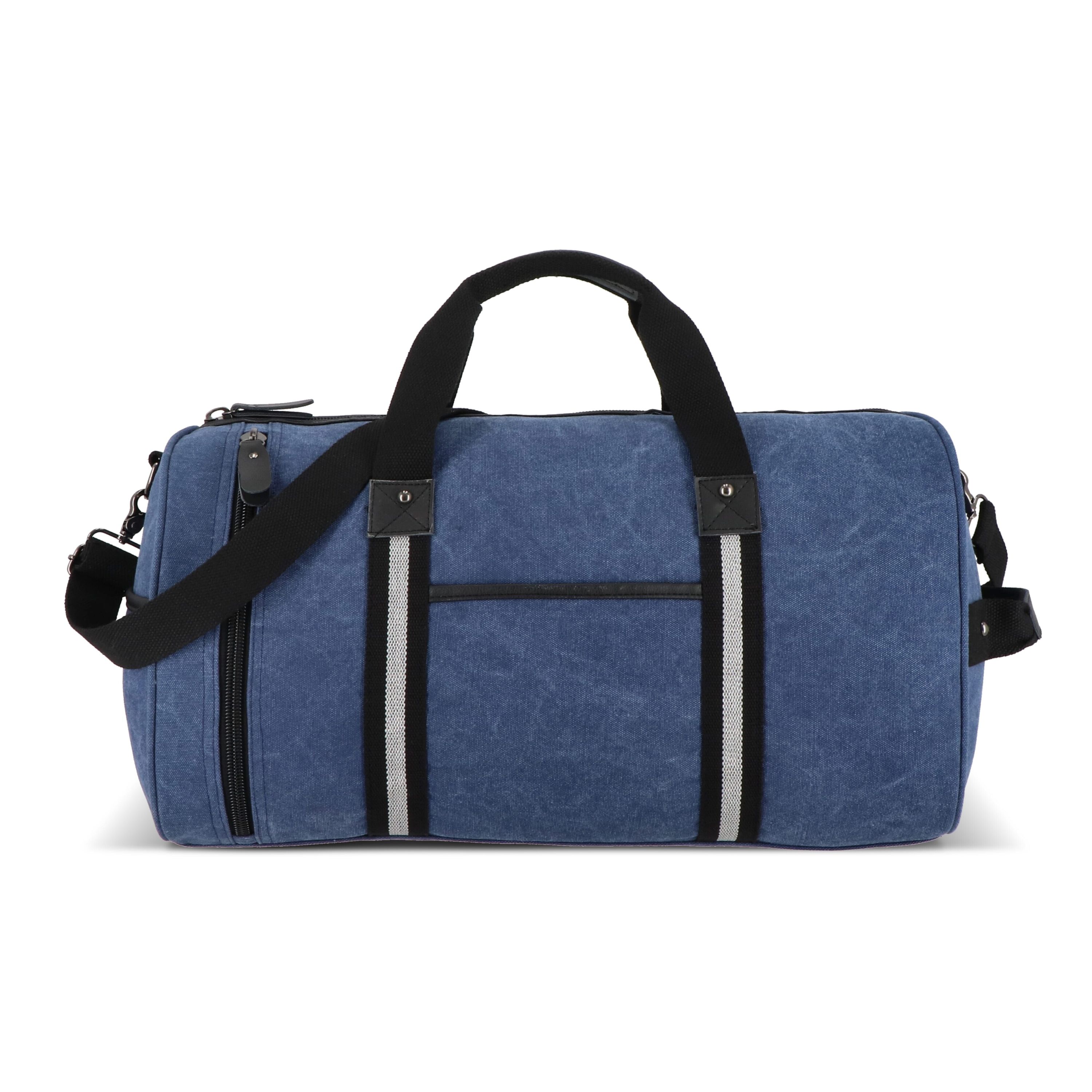 Seesack aus recyceltem Baumwoll-Canvas Harper - dunkelblau-278