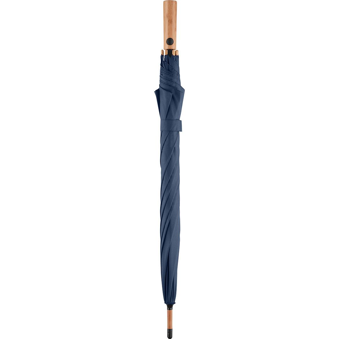 AC-Midsize-Bambus-Stockschirm ÖkoBrella mit waterSAVE® Bezug Ø112 cm - marine-681
