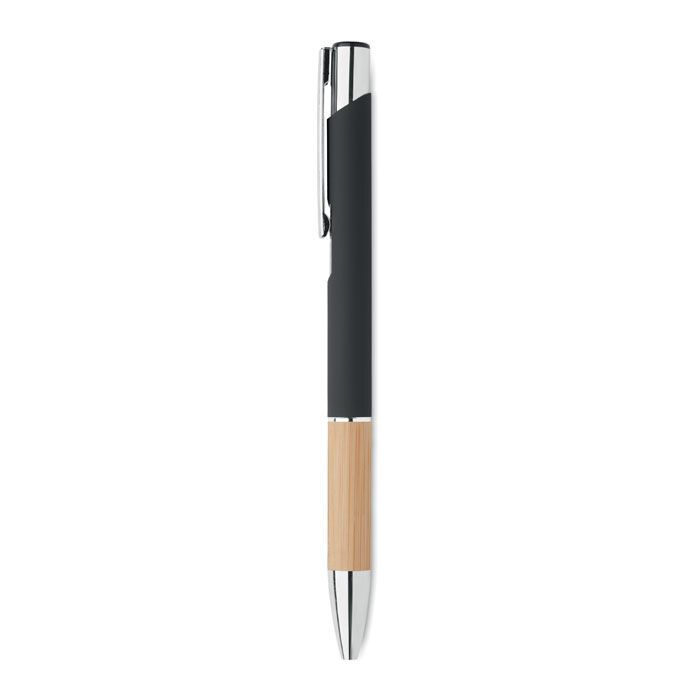 Druckkugelschreiber Aluminium SPARTA - schwarz-11
