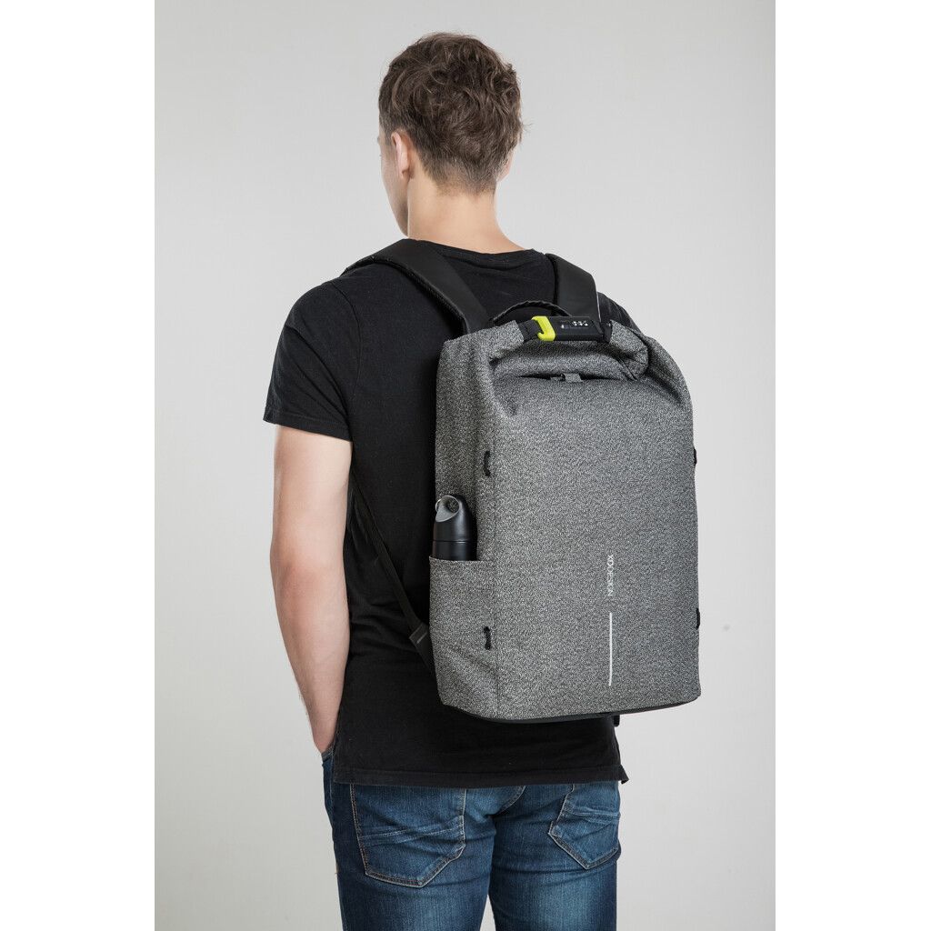 Urban schnitthemmender Anti-Diebstahl-Rucksack - grau-927