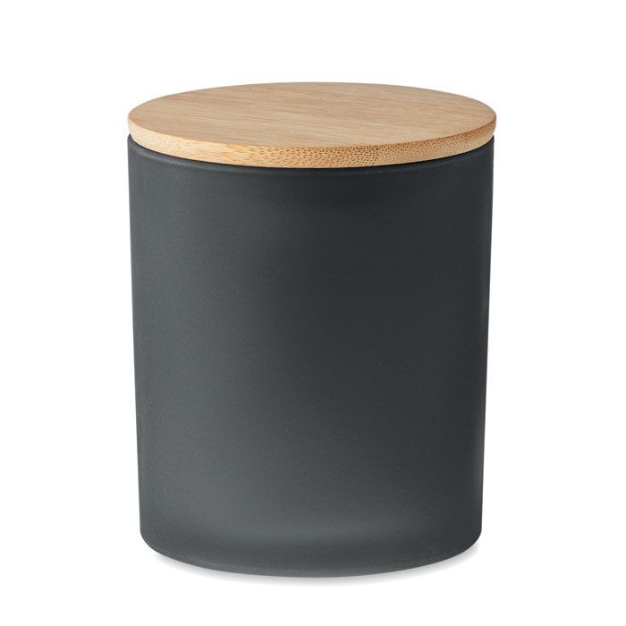 Kerze im Glas 280 g KEOPS LARGE - schwarz-219
