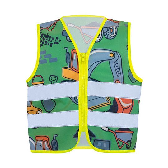 Children´s Safety Vest Action Working Heroes CO² Neutral - construction site-379