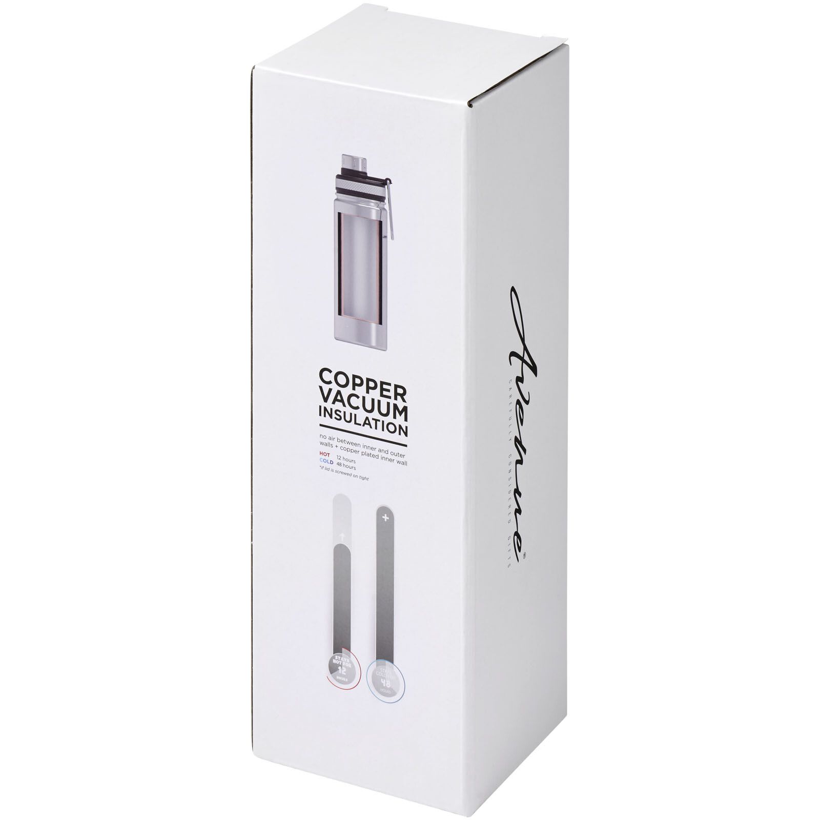 Gessi 590 ml Kupfer-Vakuum Isolierflasche - schwarz-257
