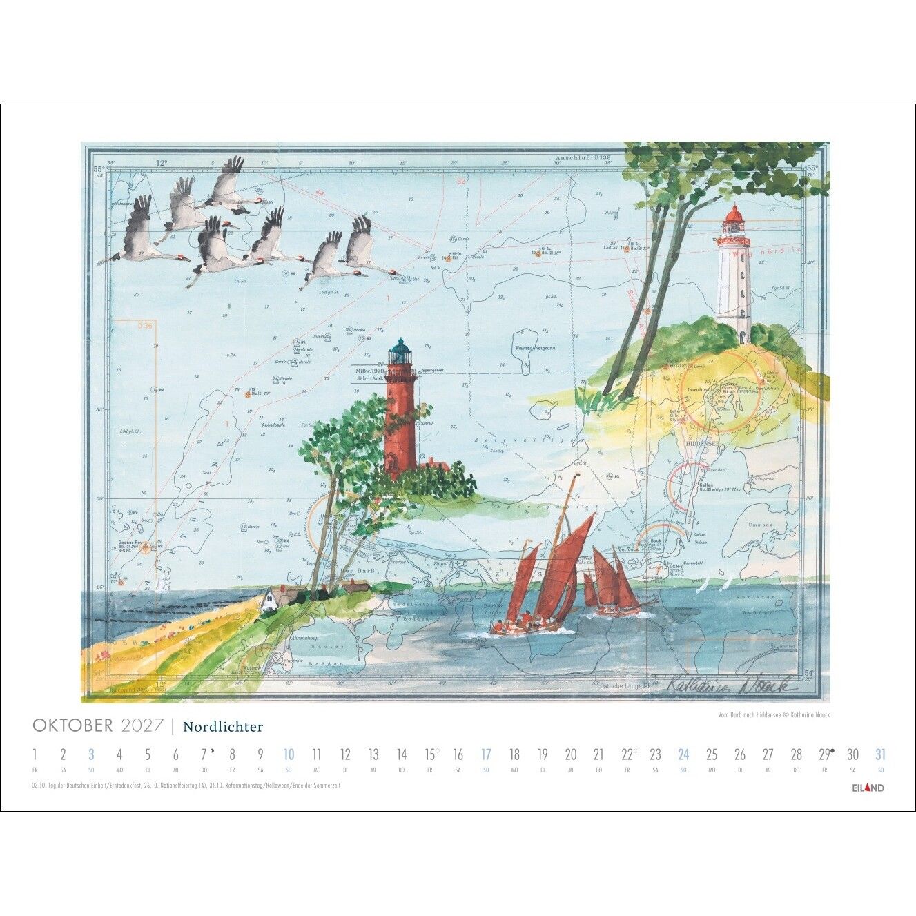 Nordlichter - See(h)karten - Kunst & Kultur Kalender-223
