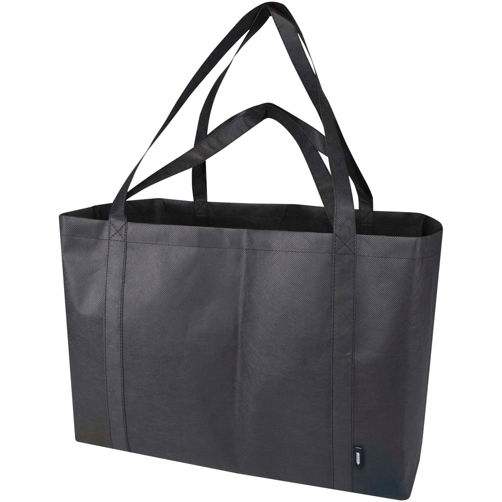 Jumbo Extra große Tragetasche aus recyceltem GRS Non Woven 65 L - schwarz-26