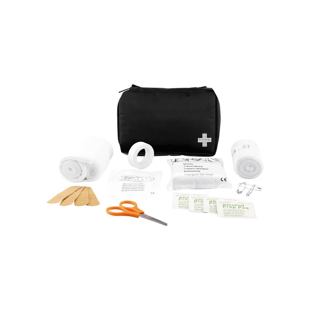 Flaches Erste Hilfe Set - schwarz-288