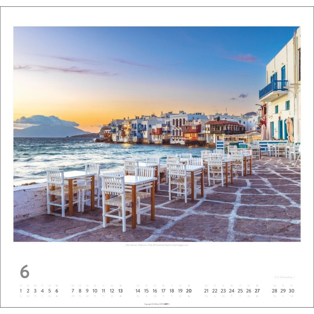 Griechische Inseln - Landschaft & Natur Kalender-671