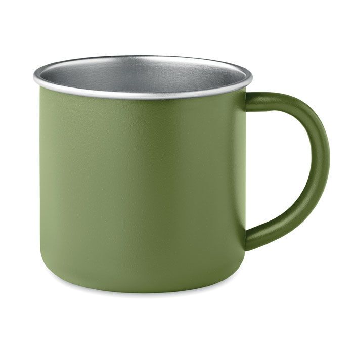 Becher recycelter Edelstahl 300 ml CARIBU - dunkelgrün-372