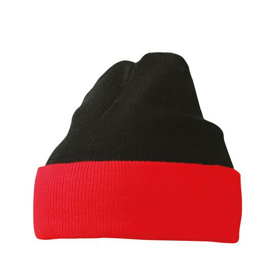Knitted Cap - dark grey - light grey-825