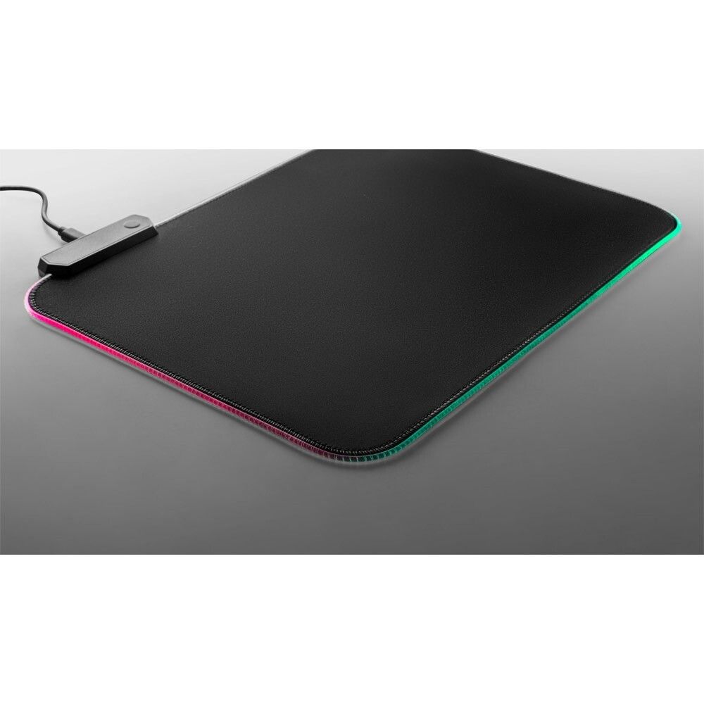 THORNE MOUSEPAD RGB Gaming-Mauspad mit RGB-LED-Leuchten aus Polyester - schwarz-860