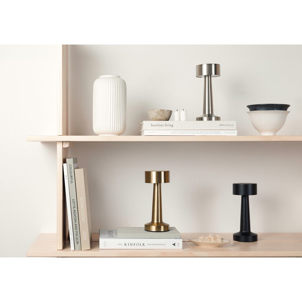 VINGA Maris Tischleuchte aus RCS recyceltem ABS - gold-9