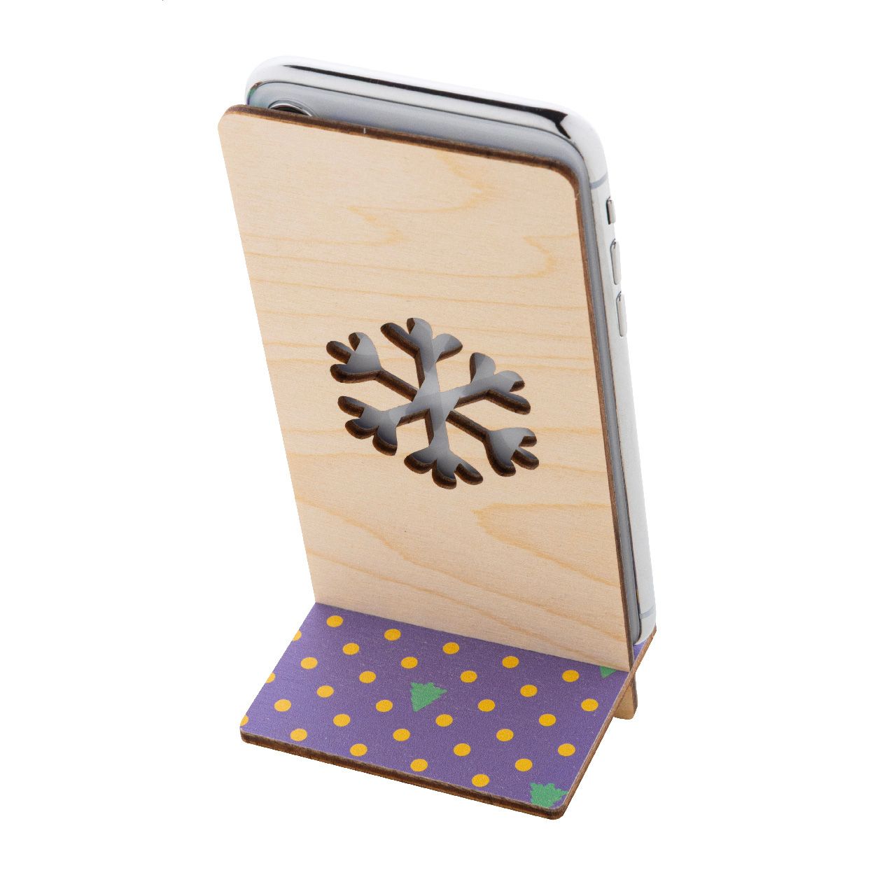 Kannykka Creative Weihnachtshandyhalter, Schneeflocke - natur-254