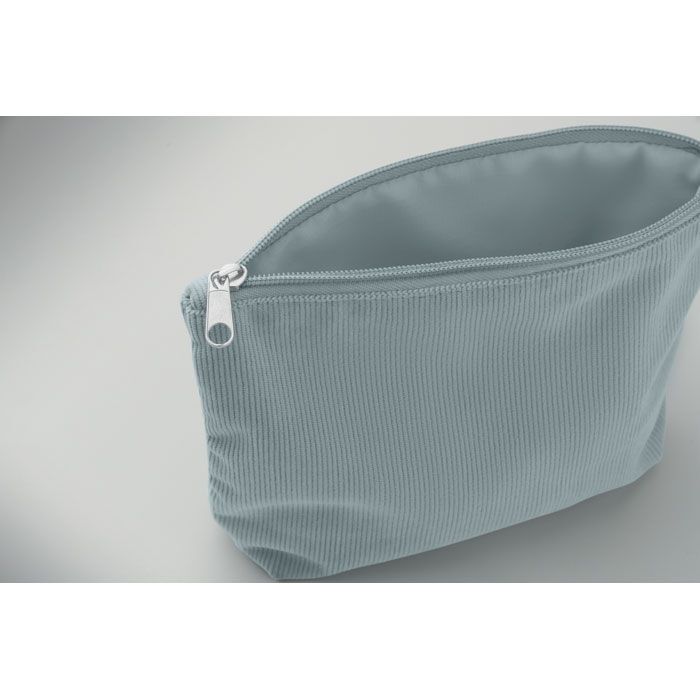 Kosmetiktasche Kord-Polyester CORDY T - babyblau-949