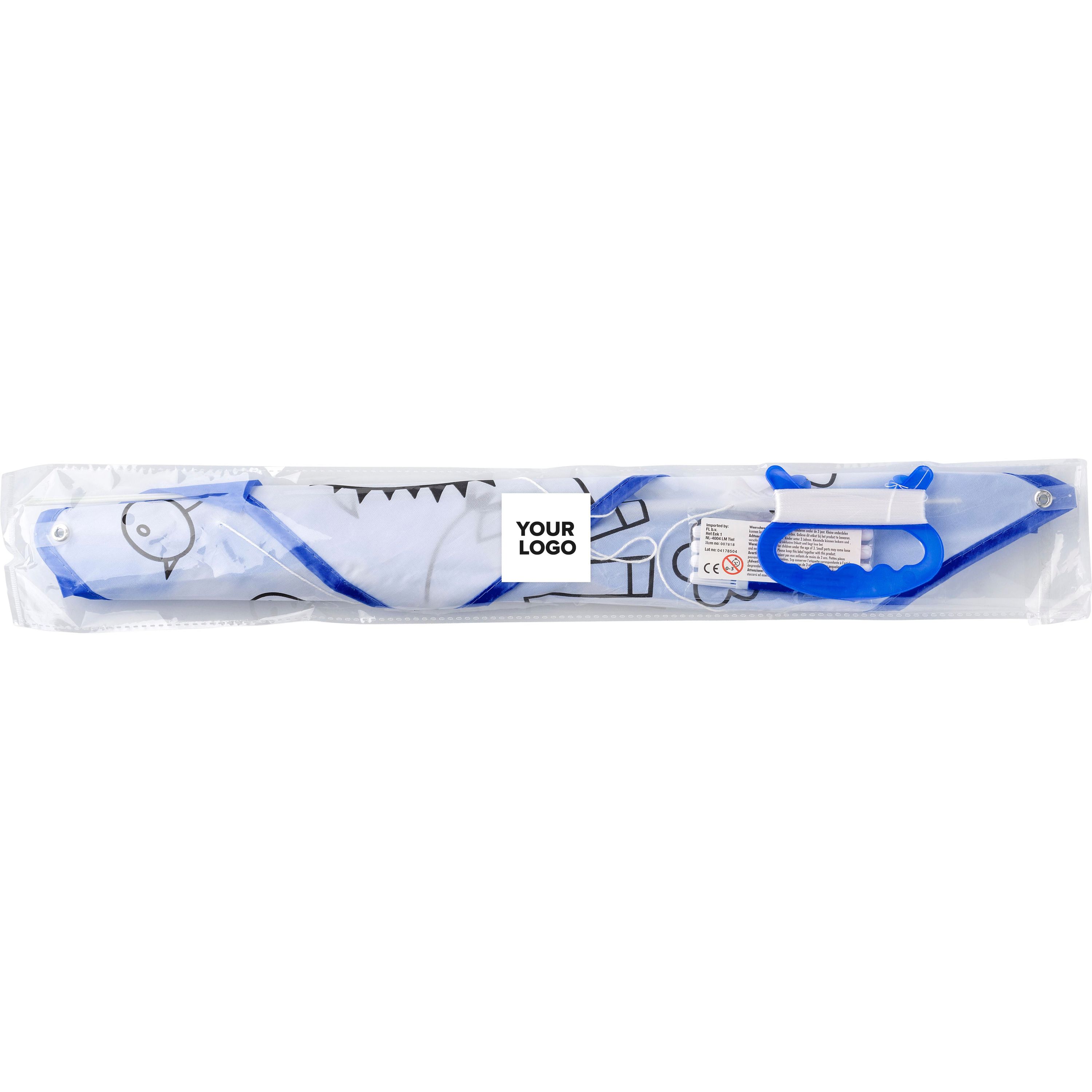 Drache aus Polyester Lina - blau-846