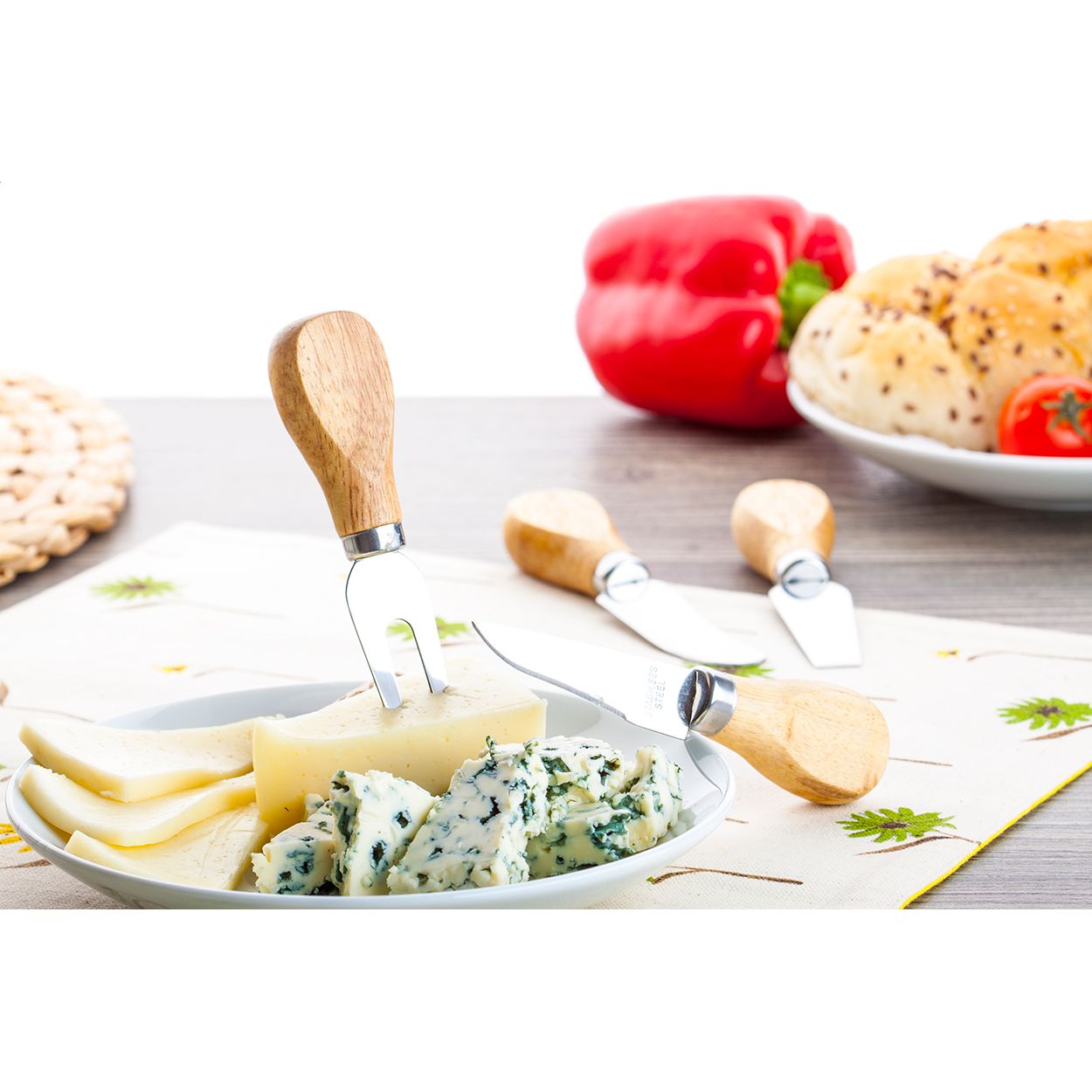 Käsemesser-Set Koet - natur-798