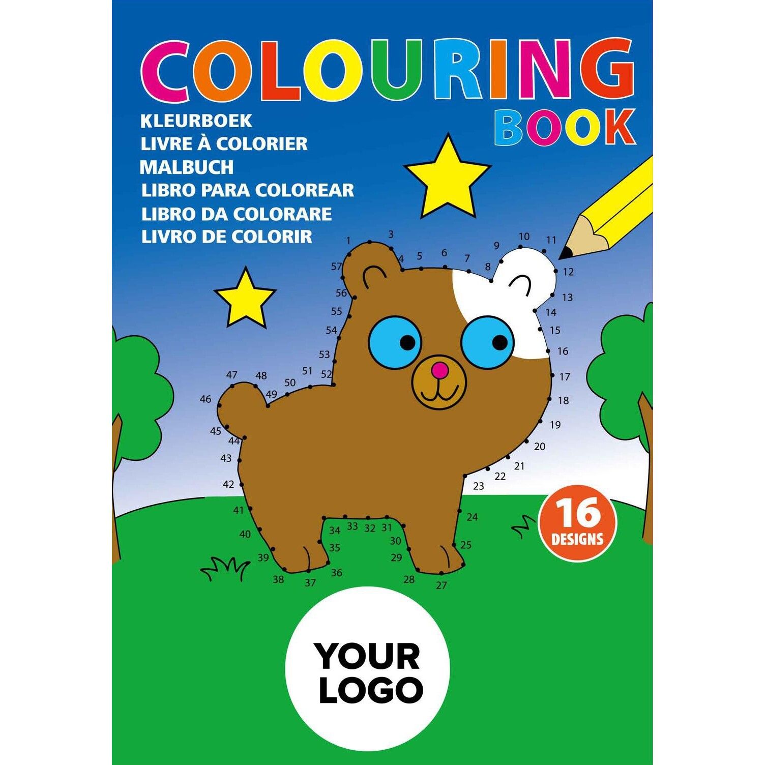 Kinder Malbuch aus Papier Constanze - custom - multicolor-120