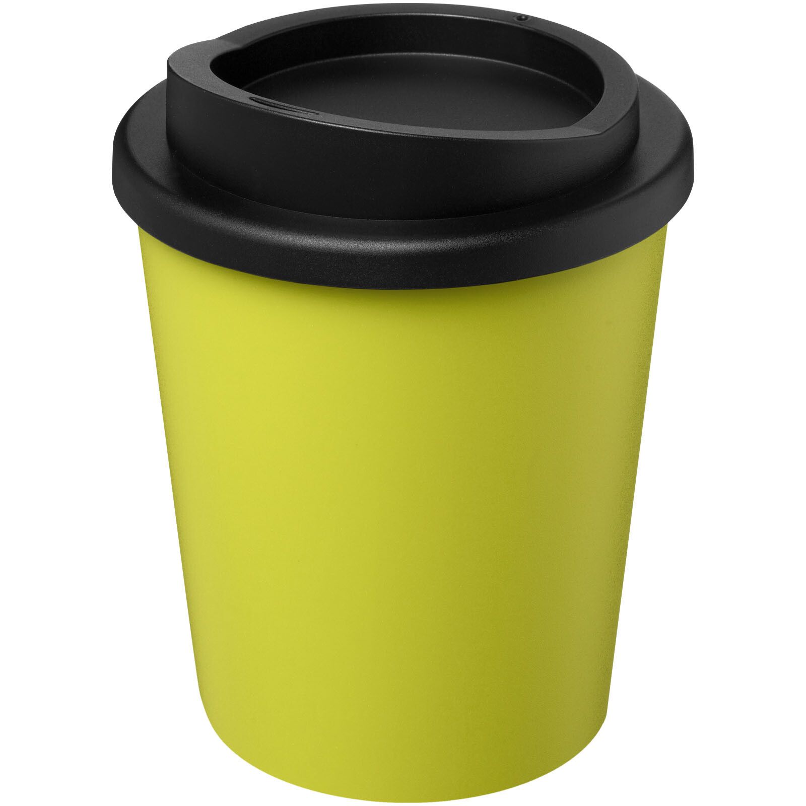 Americano Espresso 250 ml recycelter Isolierbecher  - limone -  schwarz-579