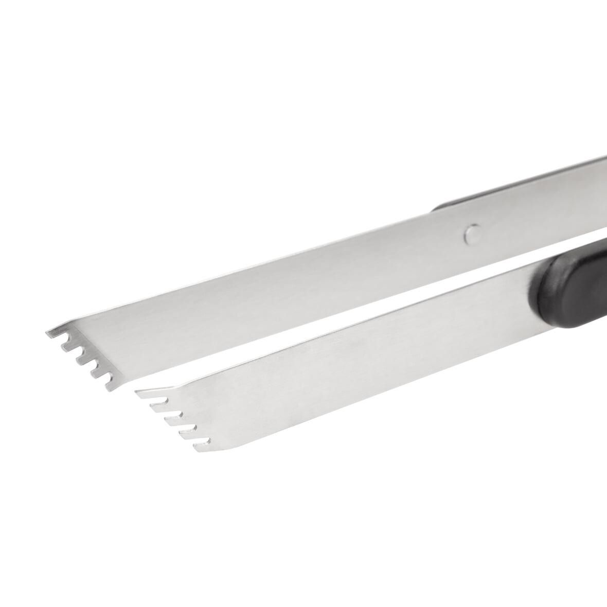 Grillzange Opener mit Kapselheber, 35 cm - grau-750