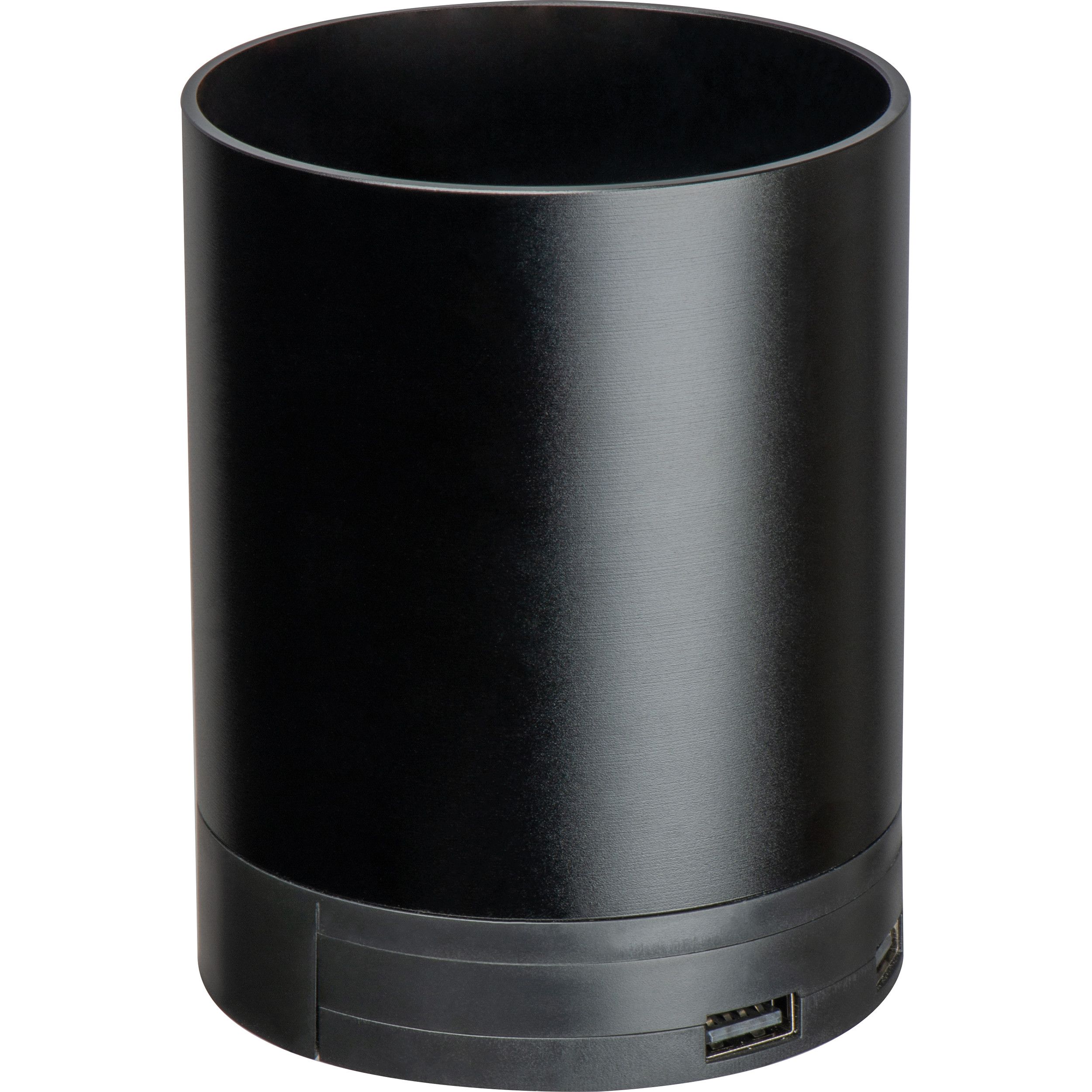 Stifteköcher mit Wireless Charging  - schwarz-814